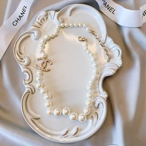 Authentic Chanel re-purposed Pearl necklace